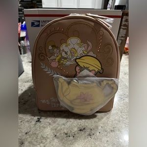Danielle Nicole Disney Alice In Wonderland Mini Backpack Mad HatterTea Party NWT